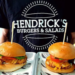Inside Hendrick's Burgers and Salads restaurant in Caulfield South
